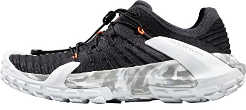 Mammut Hueco Knit II - Zapatillas de Senderismo para Hombre, Black L Ice Gray, 44 EU