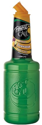 Finest Call, Pornstar, 1 l, Preparato per Cocktail con Frutto della passione, Succo di lime e aromatizzato alla Vaniglia, Ideale per Martini, Cocktail e Analcolici