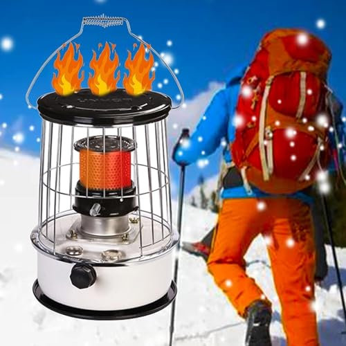Samnuerly Estufa de Queroseno Eefficiency, Calentador de Aceite, Calentador de Estufa de petróleo, Estufa de Emergencia, Estufa de calefacción Interior y Exterior, Camping al Aire Libre