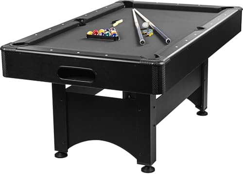 GAMES PLANET 6 ft Billardtisch Trendline“ + Zubehör, 9 Farbvarianten, 184 x 108 x 82 cm (LxBxH)