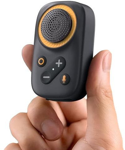 GOTOOLZ Wearable Bluetooth Speaker, Bluetooth 5.4 Clip On Wireless Speaker with Mic, TWS Function, 12Hrs Playtime, IPX5 Waterproof, Mini Portable Speakers for Outdoor Working, Biking, Running