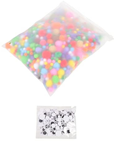 HOODANCOS 2 Sets Bunte Augapfel-Aufkleber Für Jungen Und Zum Herstellen Von Geschwollenem Haar Wackelaugen-Set