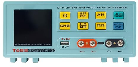 T-688 Umfassender Tester for Lithiumbatteriekapazität und Innenwiderstand Für Heimwerker(Testing below 67V)