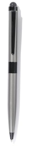 NEO+ QUALITÄT 2-in-1 kapazitiver Touchscreen-Eingabestift und Kugelschreiber mit Stifttasche und Stiftmine (Metallic)