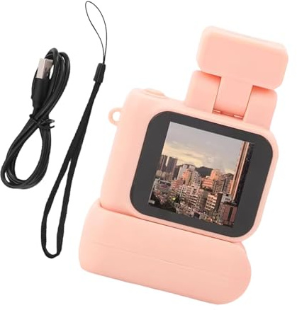 TEMOOUES Caméscope de campus 480 mAh batterie 1080p haute définition appareil léger pour activités de plein air Sports caméra