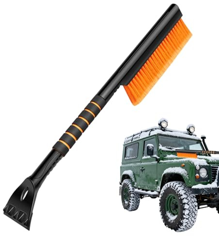 Raschietto per ghiaccio per auto, spazzola da neve con tergivetri, per inverno, neve, ghiaccio, ghiaccio, auto, SUV, parabrezza, finestrino, vetro del veicolo