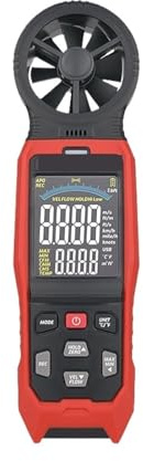 Anemometer, Handheld Digital Anemometer Wind Speed Airflow Meter For HVAC Industrial Lab Use,for Measuring Wind Speed(TA642B)