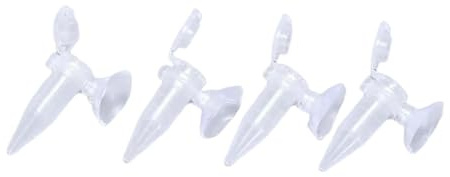 perfk 4 Pezzi di mangiatoie Automatiche per acquari, Cibo per gamberetti di salamoia, Tazza di Alimentazione, Facile da installare, Forniture per, 1.5 Ml