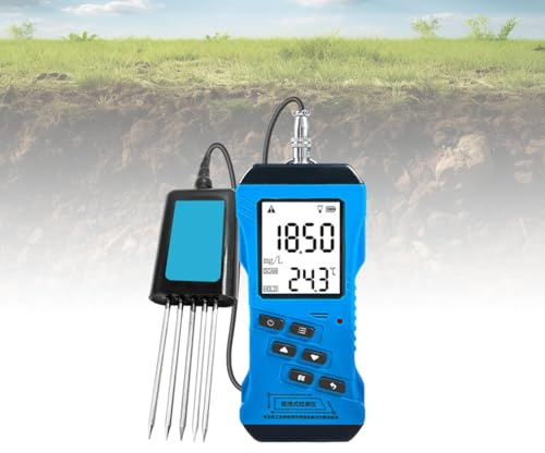 Tester Di NPK Kit 7 in 1 per L'analisi Terreno Piante Misuratore Digitale NPK Misura PH, Umidità, Temperatura E Ec, Portatile per Giardinieri, Fattorie E Serre