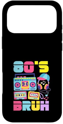 Vintage Retour aux années 80 Retro Boombox 80's Bruh Coque pour iPhone 17 Pro Max