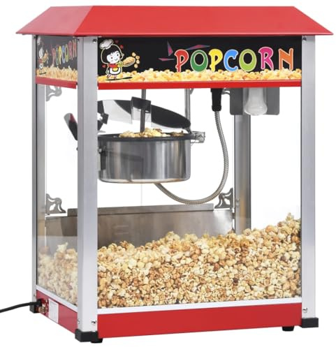 Generico Máquina para palomitas con olla de teflón 1400 W, máquinas palomitas