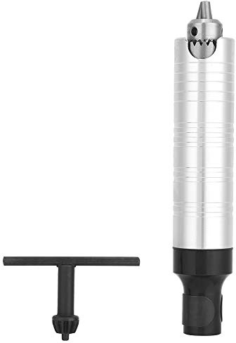 Cloimei Professional Stainless Steel Flexible Shaft Handpiece Chuck Grinding Tool 0.3 4mm Durable Heat Handle Attachment for Rotary Tools Bench Grinders and Drill Presses
