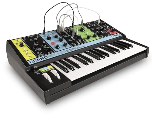 MOOG Grandmother Semimodularer Analog-Keyboard-Synthesizer mit 32 Tasten, eingebautem Arpeggiator, Sequencer und Federhalltank