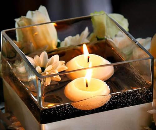 Candele galleggianti, candele classiche non profumate con 100 petali di rosa in seta, mini dischi per candele, per matrimoni, anniversari, compleanni, relax, confezione da 10 Reebok Cardio Motion