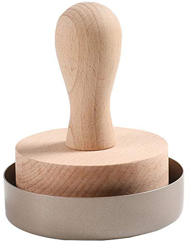 lasenersm 1 Set Egg Tart Tool Tart Press Tool Wooden Tart Tamper Wooden Pastry Pusher Wooden Pastry Egg Tart Pusher Mini Pie Dessert Metal Pan Mold Dough Pastry Wooden Tamper Pusher