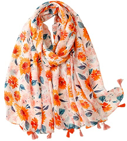 FAIRYGATE Femme Echarpe Dame Écharpe Etoles Foulard Femelle Léger Châle Longue Printemps Été 36227