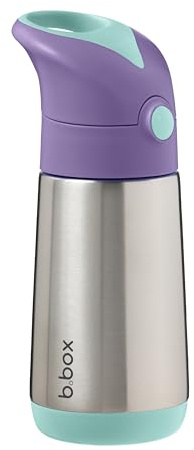b.box Borraccia Termica | Borraccia Bambini in Acciaio Inossidabile a Doppia Parete | Mantiene le Bevande Fredde Fino a 8 Ore, Calde fino a 6 Ore | 350 ml