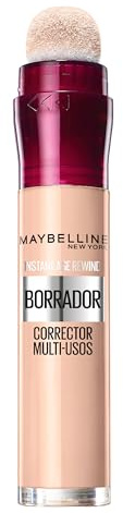 Maybelline New York Instant Anti-Age Corrector de Ojeras, 121 Light | Corrector Multiusos, Cobertura Modulable, Enriquecida con Bayas de Goji y Haloxyl, Acabado e Hidratado, Instant Anti-Age