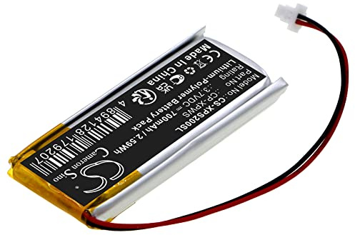 TCTK Akku 700mAh Kompatibel mit [XP Deus] MI-4 Pinpointers, MI-6 Pinpointers, WS1, WS2, WS3, WS4, WS5 Ersetzt CP-XPWS FBA