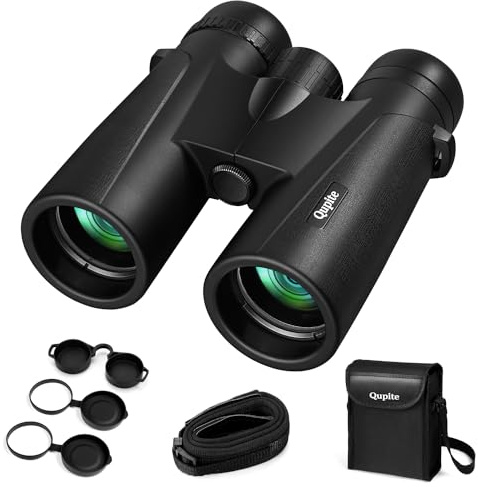Prismáticos de alta potencia 12 x 50 BAK4 FMC para observación de aves y estrellas, caza, viajes