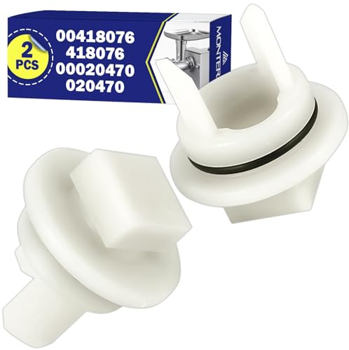 2 Stück Motor Kupplung für Fleischwolf 00418076 418076 00020470 020470 | für Bosch Küchenmaschine MUM4 MUM5 MUZ4FW MFW15 Garantie 10 Jahre - MONTERAL