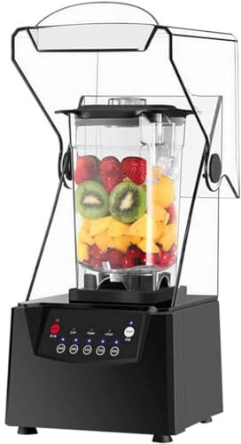 Mixeur Professionnel à Smoothie, Batteur Sur Socle électrique 2 L, Broyeur à Glace à Lame 17 000 Tr/Min, 5 Préréglages, Mixeur Blender, Pour Smoothies, Fruits