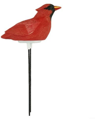 Bodenfeuchtigkeitsmesser, Vogelform, Feuchtigkeitsmesser, Bewässerungsalarm, Pflanzenwassertester, Hygrometer-Sensor für genaue Bodenfeuchtigkeitsmessung (rot)