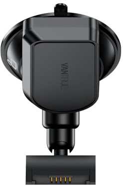 VANTRUE E-serien bilkamera sugpropp hållare med USB-C-port och GPS-detektor (hastighet, position, rutt)