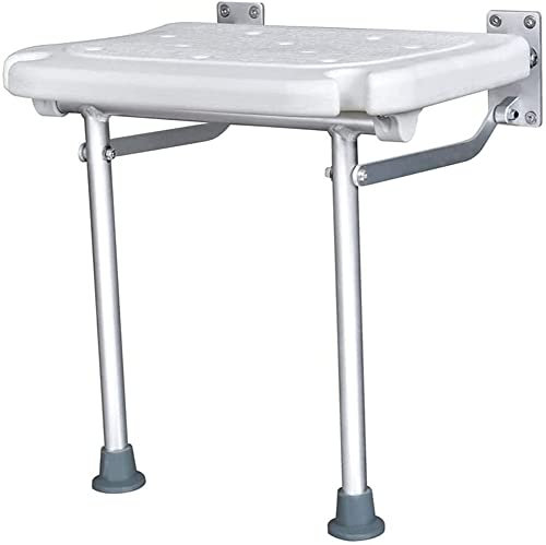 Klappbare Duschhocker und -stühle zur Wandmontage | Klappbarer Duschsitz fürs Badezimmer | Badebank, Badewannenhocker für Senioren/Behinderte, rutschfest, max. 150 kg