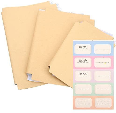 SEWACC 30blätter Selbstklebende Kraftpapier Buchumschläge Buchbindepapier Für Softcover Lehrbücher Hefte Zeitschriften Dokumente Schutz Vor Knicken Und Beschädigungen