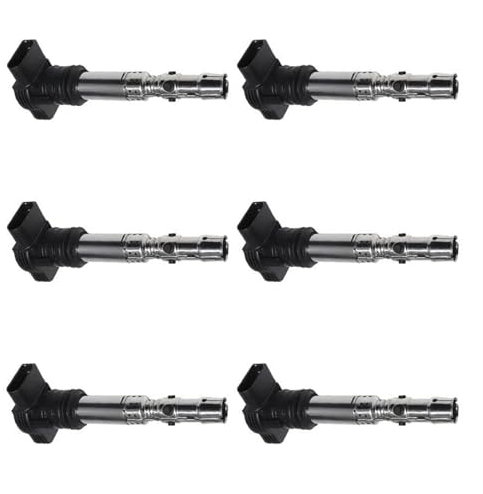 DZSQWETYU Zündspule 4/6 Stücke Uf411t 06a905115a Zündspulen Für Vw Für Bora Für Golf Für Passat Für Phaeton Für Touareg 06a905115c Zündmodul(6PCS)