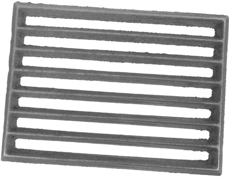 SUPVOX Cast Iron Bbq Grill Grate Replacement Rectangular Cooking for Barbecue Easy Maintenance Griddle Plate Heat Retention Cooking Grates