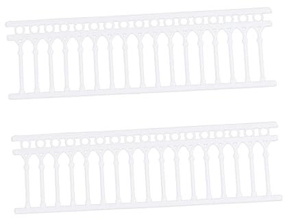 Garneck 1m Recinzione in Plastica Per Giardino Decorativa Recinzione Per Tavolo Da Sabbia Fai Da Te e Hotel