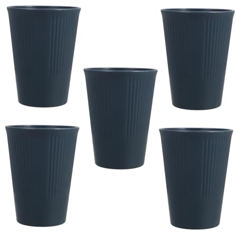 Amosfun 5pezzi Tazze Riutilizzabili in Plastica da Bicchieri per Succhi Frutta Bicchieri per Bevande Infrangibili Articoli per Feste Plastica per Latte