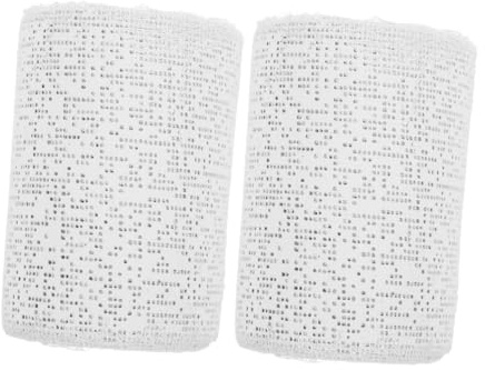 SEWOART 2 Rollos De Tela De Yeso, Vendas De Gasa Para Yesos Corporales, Yeso Para Proyectos De Manualidades, Kit De Yeso Abdominal, Tiras De Envoltura Fáciles De Usar Para El Embarazo