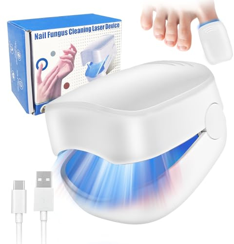 Appareil Traitement Laser Mycose Ongles Sessions Traitement Des Orteils Multiples Et Pieds Confortables, lumière bleue hautement efficace de 460 nm