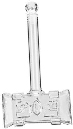 Ipetboom Carafe à Whisky De Bar Et Distributeur De Boissons Carafe à Boisson Verre Avec Bec Verseur Pour Décoration Intérieure