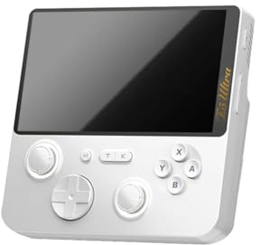 E5Ultra Handheld Game Console - 5.0 Inch IPS HD Screen Dual-System Built-in 64G/128G/256G TF Card, 5000mAh Battery, Retro Game Console(Black/128G)