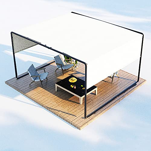 Pergola da esterno con tettoia parasole regolabile, telaio in alluminio, padiglione moderno per patio e grill