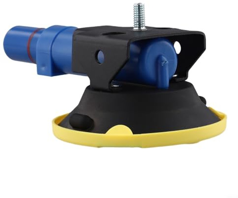 Ventosa al vacío, mano cóncava para un agarre más fuerte, goma de nitrilo gruesa con base de aleación de aluminio, adecuada para reparación de abolladuras de coche y G (3 mm)