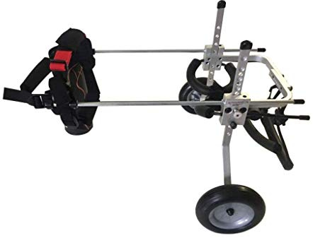 Dog Wheelchair for Rear SupportHip Care Scooter for Small Dogs & CatsAdjustable Lightweight Ideal for Exercise & Mobility for Puppies and Adult s (Color)