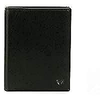 Roncato Pascal portafoglio, nero in Vera Pelle, misura: 9.5 x 13.5 x 1.5