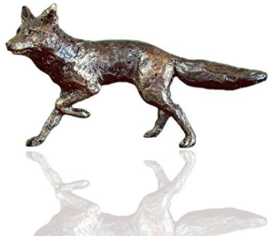 Marquise Jewellery Bronze Fox Running - Bronze Miniaturfigur - Butler & Pfirsich