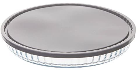 Piatto in crosta di vetro 27 cm