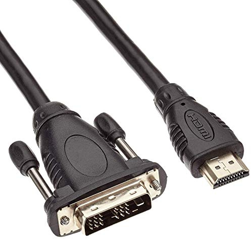 PremiumCord Câble HDMI A vers DVI-D M/M, 10,2 Gbit/s, Compatible Vidéo Full HD 1080p, Deep Color, HDR, Dolby TrueHD, Connecteurs Plaqués Or, Noir, 5 m