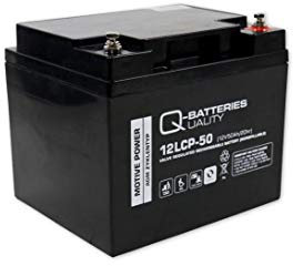 Q-Batteries 12LCP-50 / 12V - 50Ah Blei Akku Zyklentyp AGM - Deep Cycle VRLA