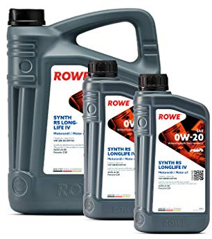 ROWE HIGHTEC SYNT RS LONGLIFE IV SAE 0W-20, 7 Liter (5+2), 20036