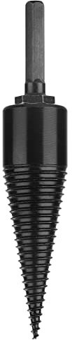 YQYAZL Wood Splitter Firewood Drill, Firewood Log Splitter Drill Bit Removable Cones Kindling Wood Heavy Duty Electric Drills Screw Cone Driver Hex Shank Splitter 32mm