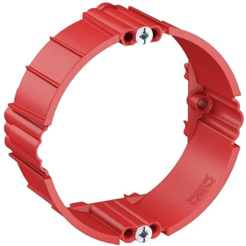 Obo Bettermann ZU 24-PR UP Putzausgleichsring für Unterputzdose Ø60mm, H24mm, PS, signalrot (Menge: 25 Stück je Bestelleinheit)