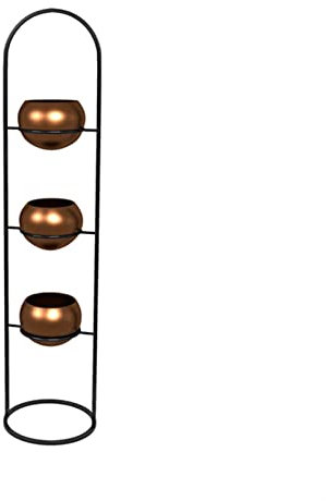 HJXX Pflanzenregal Blumenregal Wohnzimmer Boden-to-Decke Einfache Moderne Innen Eisen Kunst Grün Rettich Regal Pflanze Rack Balkon Rack Blumenregal